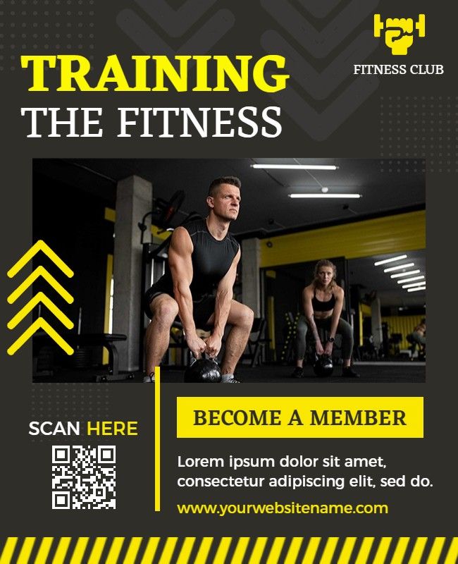 gym flyer template