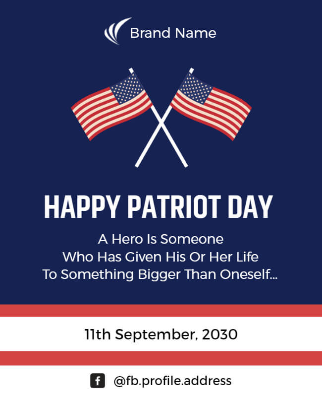 Honoring Heroes Patriot Day Poster