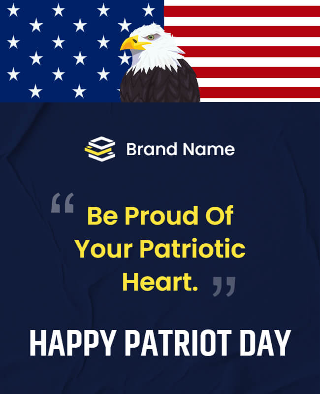 Eagle's Tribute Patriot Day Poster