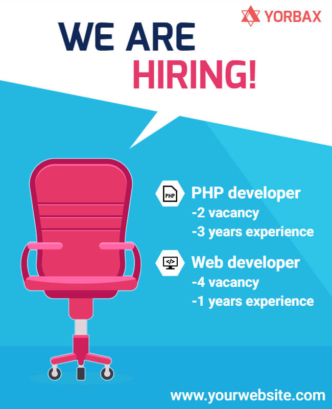Software Developer Recruitment Poster