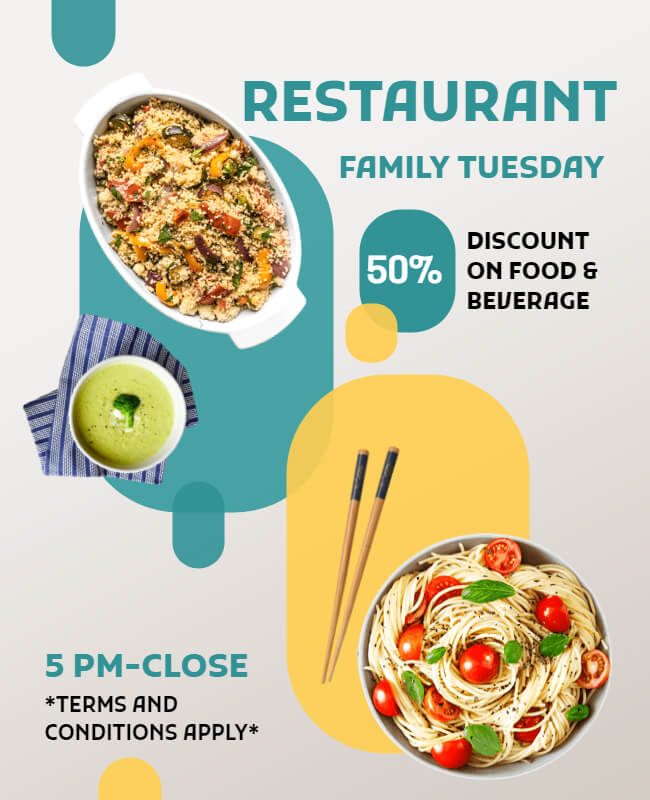  Restaurant Flyers