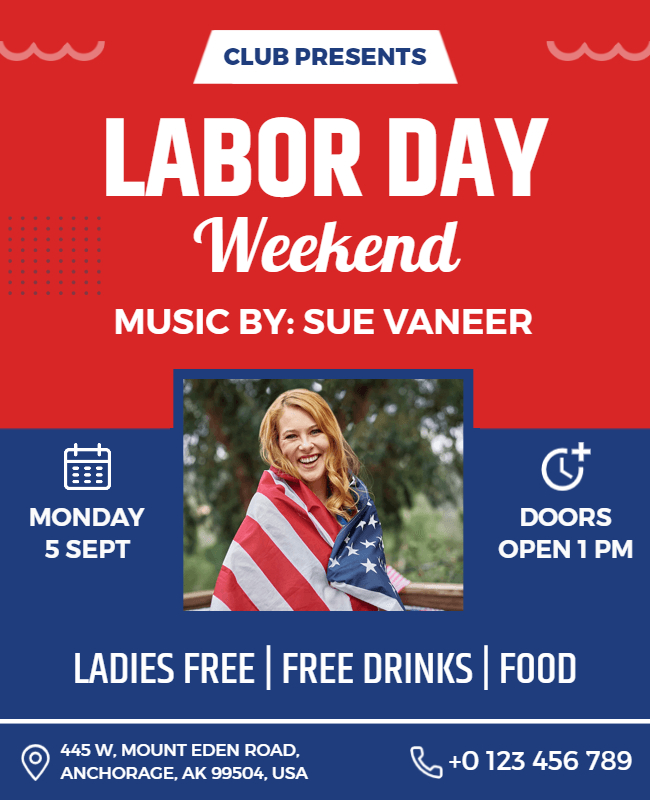 Labor Day Weekend Flyer templates