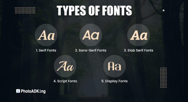 types of font