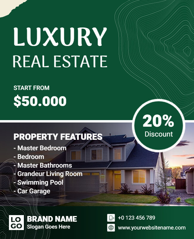 luxury Real Estate Flyer