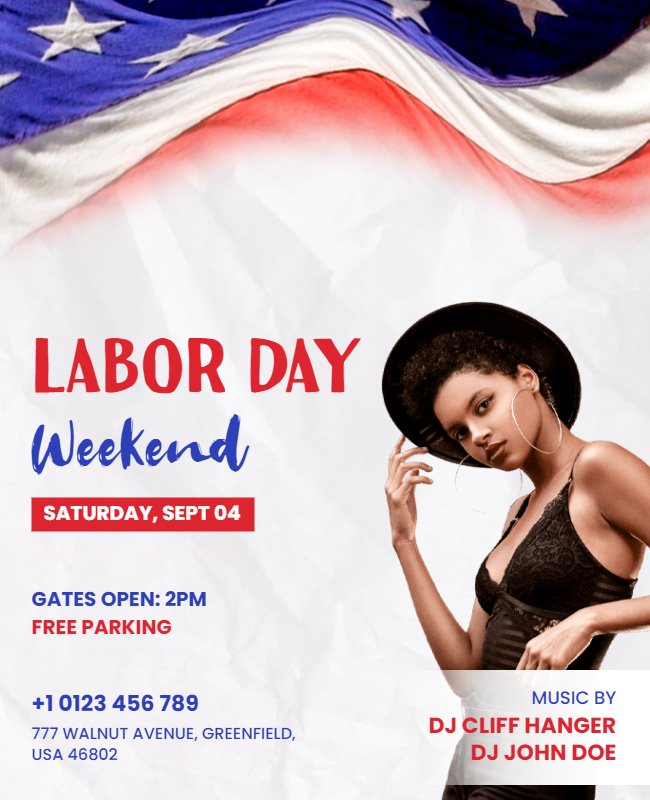 labor day weekend flyer