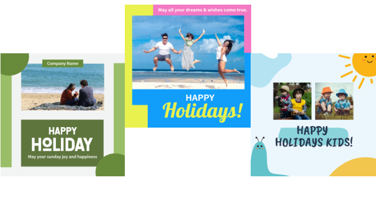 new year Holiday Cards