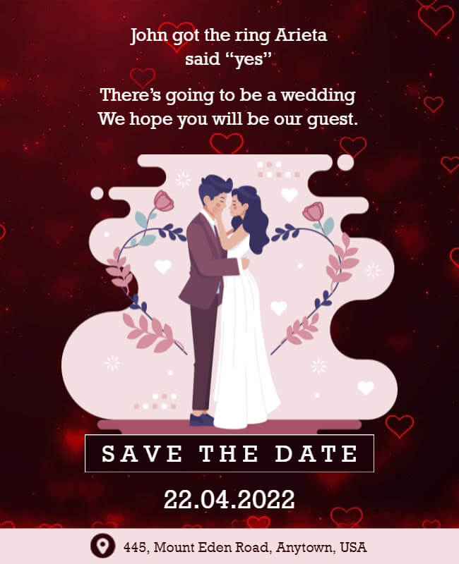 Lovey-Dovey Save The Date