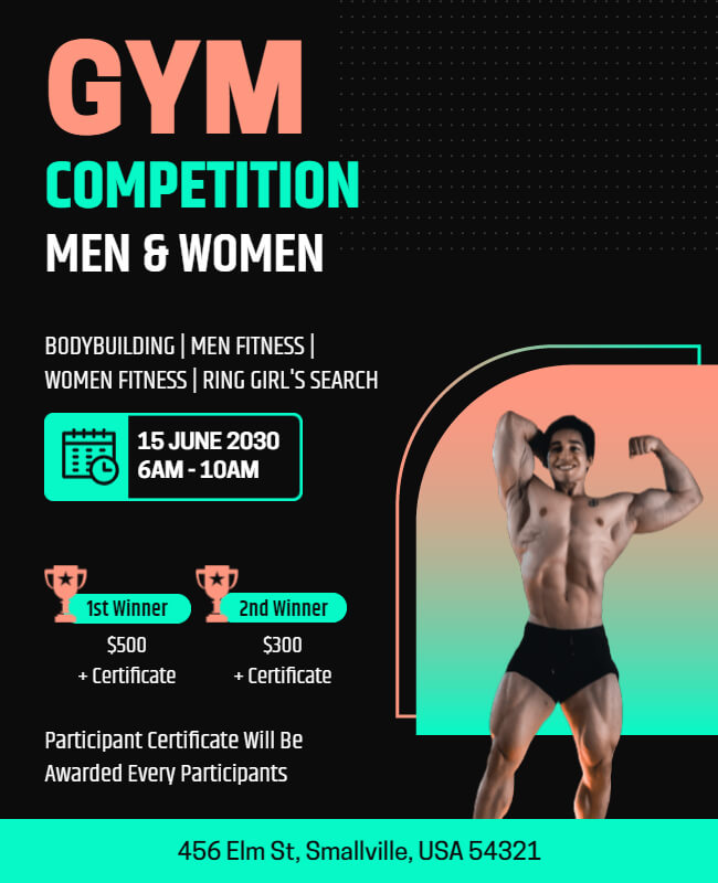 Gym Competition Poster