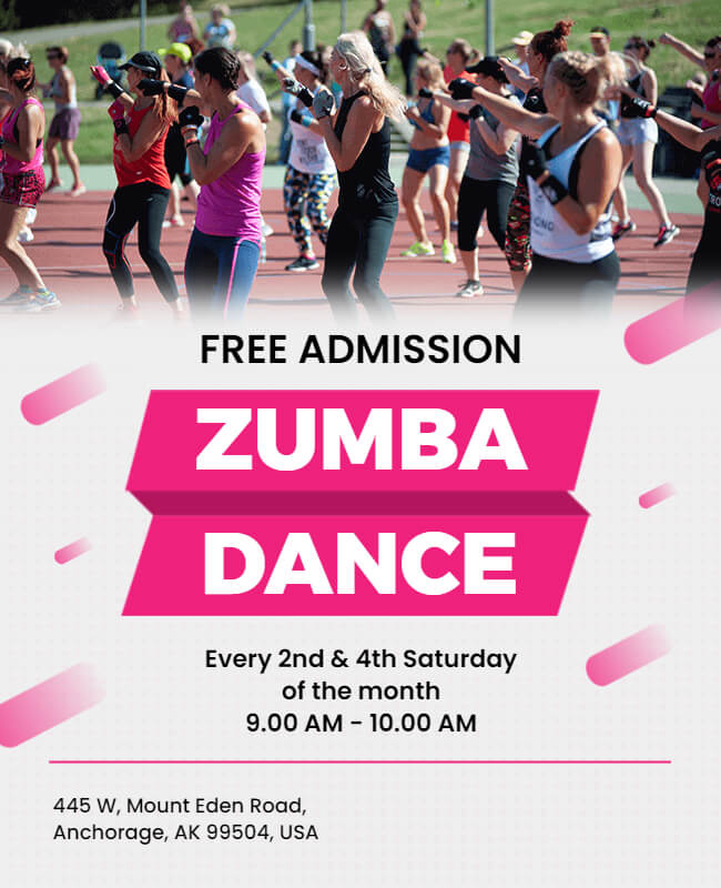 Gym Poster For Zumba