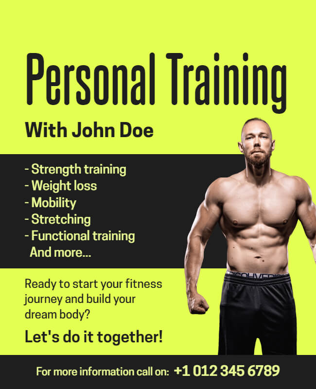 Personal Training Poster