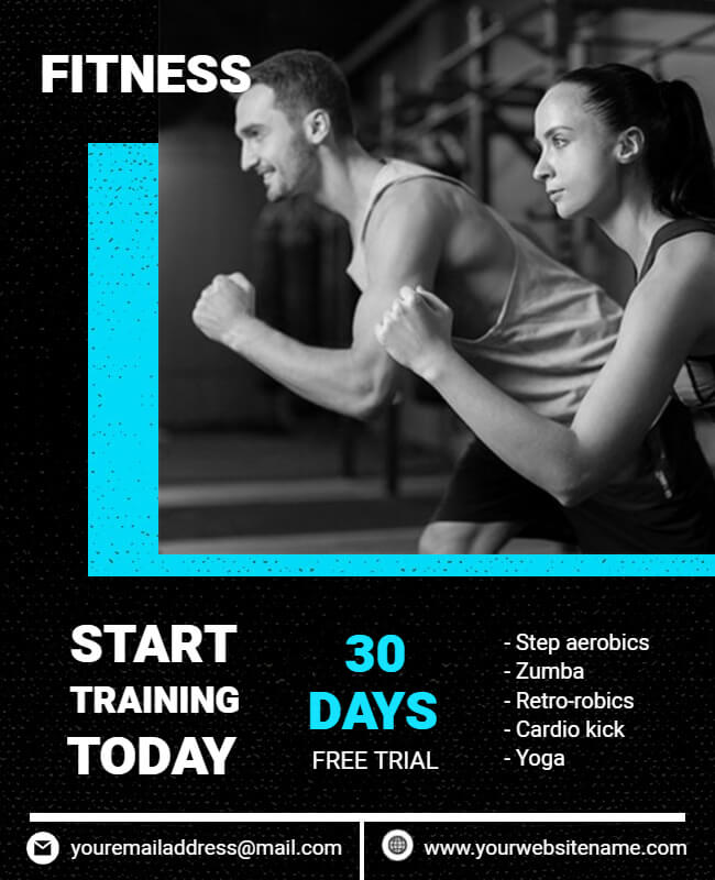 Fitness Training Poster