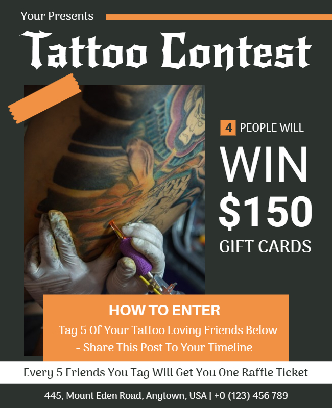 Tattoo Contest Poster
