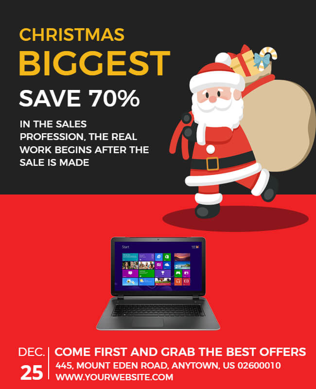 Christmas Promotion Poster