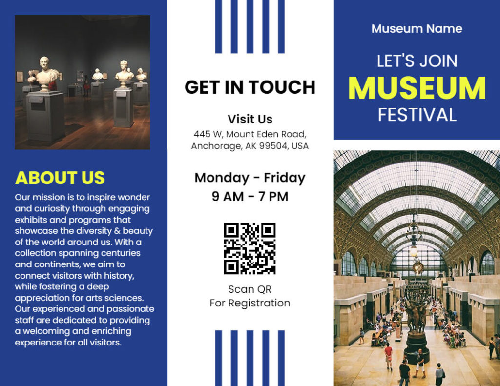 Museum Brochure Template