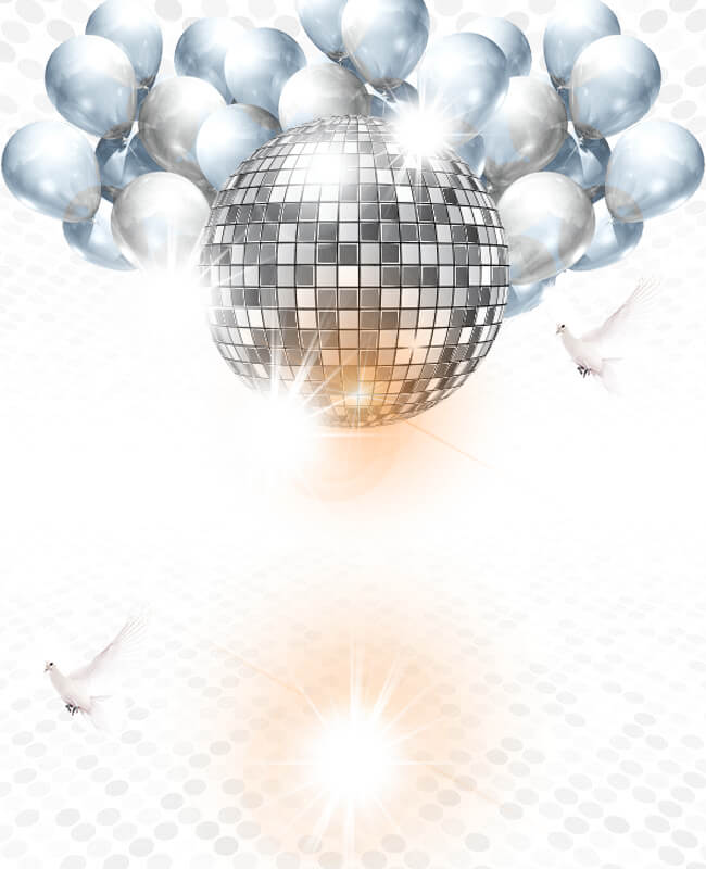 31st White Party Flyer Background