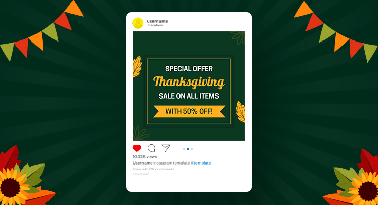 Thanksgiving Instagram Posts