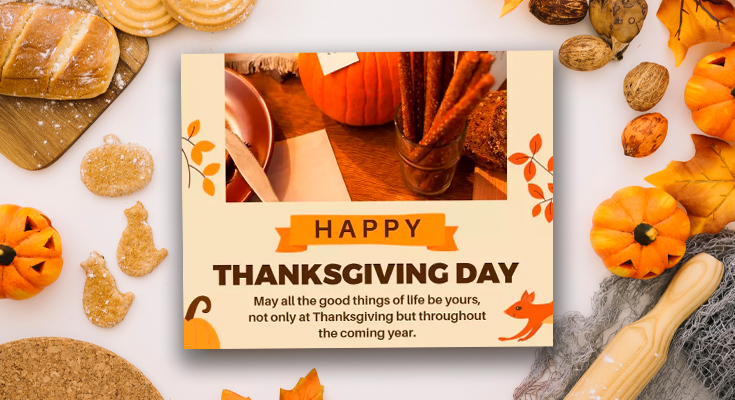 Thanksgiving greeting card