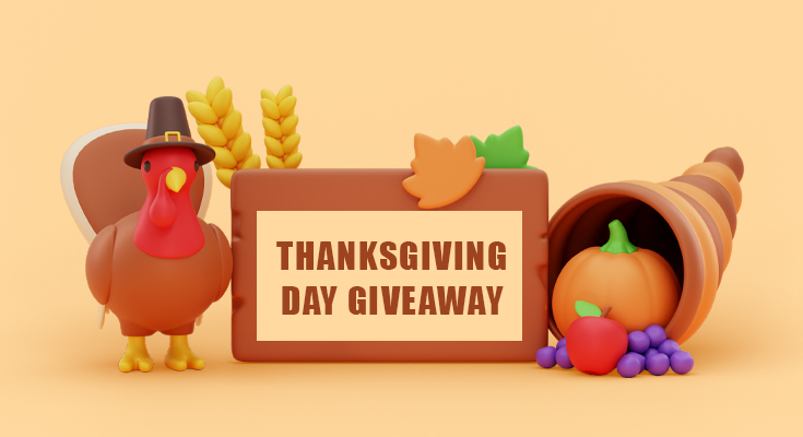 Thanksgiving Day Giveaway marketing idea