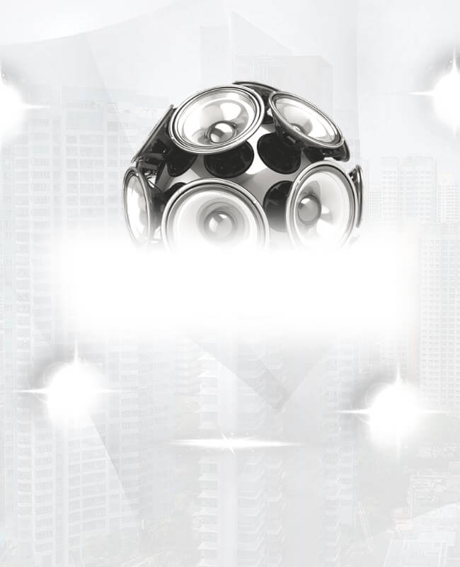 Classic White Party Flyer Background