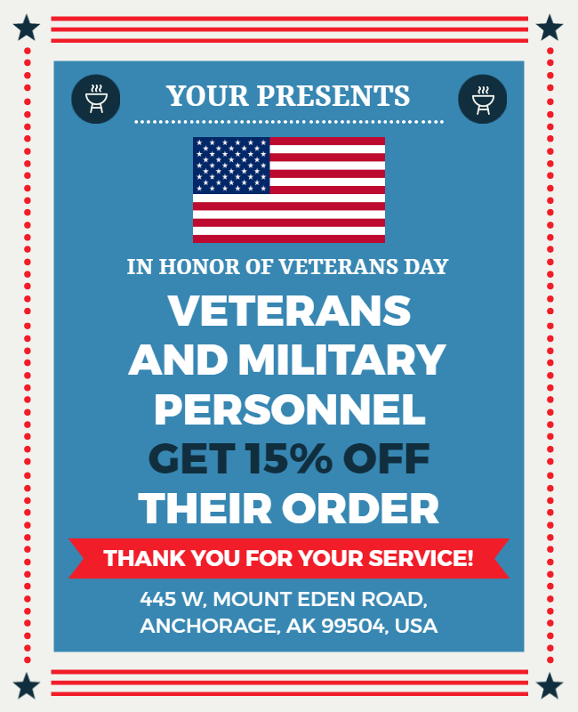 Deals Veterans Day Flyer