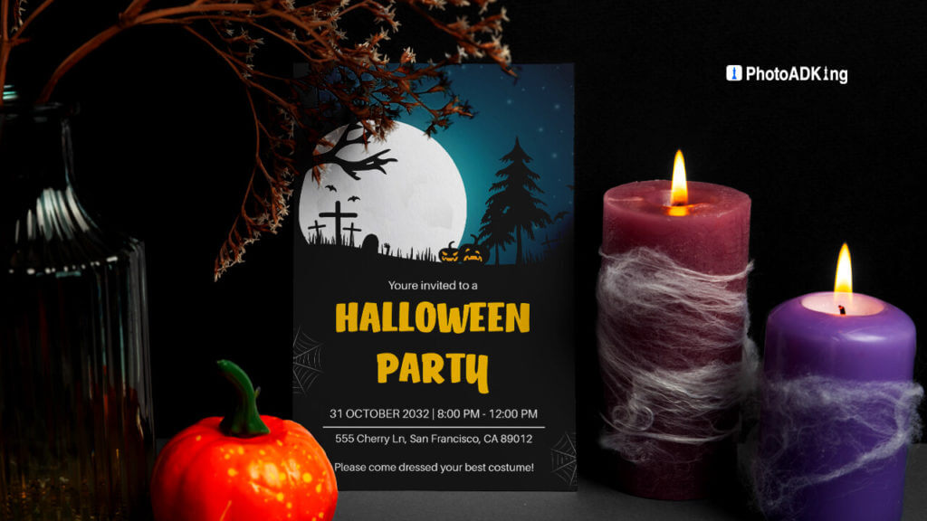 Halloween-Invitation template