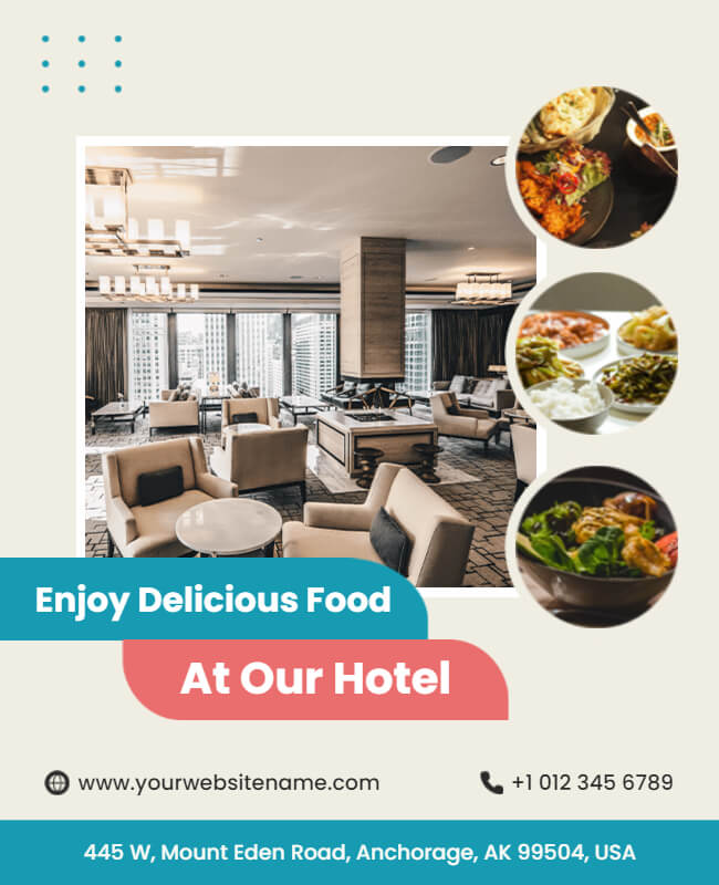 Food Poster For Hotel