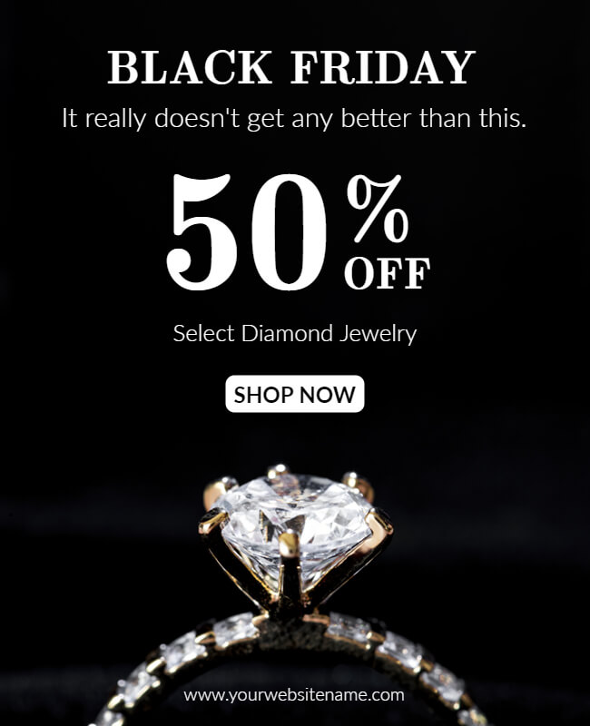 Jewelry Black Friday Poster