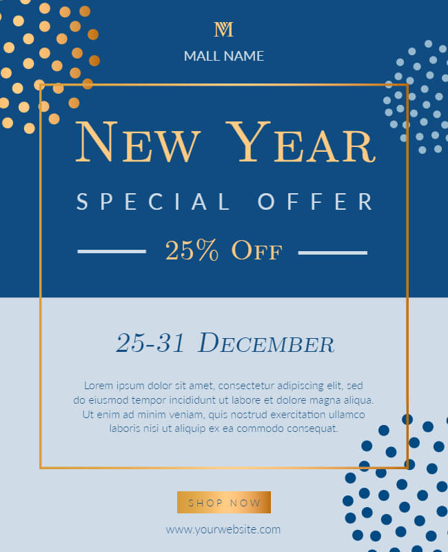 New Year Special Offer Poster