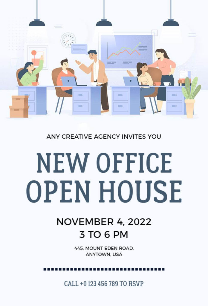 Office Open House Invitation