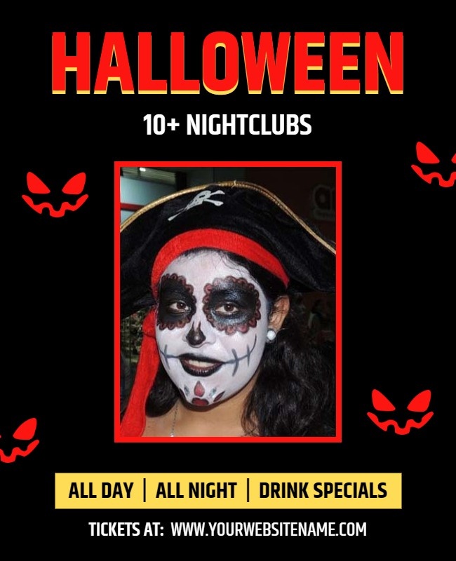 Halloween Club Flyer 