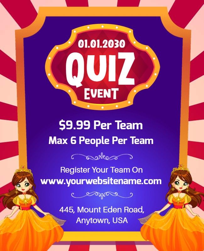 Quiz Event Flyer