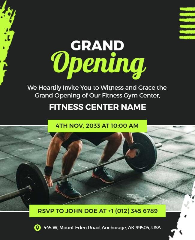 Gym Grand Opening 