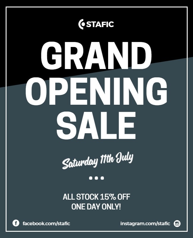 Grand Opening Sales