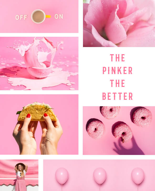 Playful Pink Mood Board