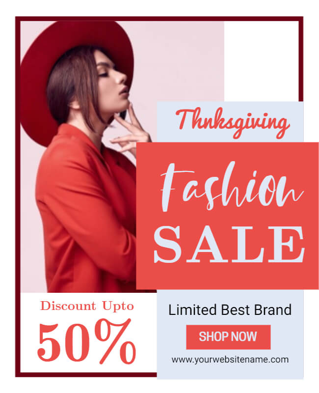 Thanksgiving Sale Poster 