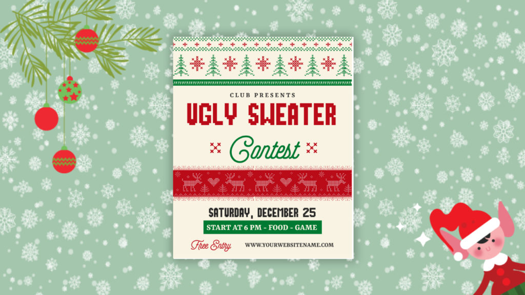 charistmas ugly sweater contest 