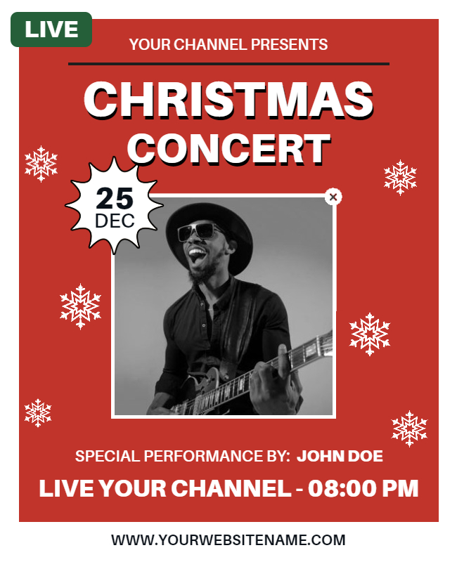 christmas concert flyer