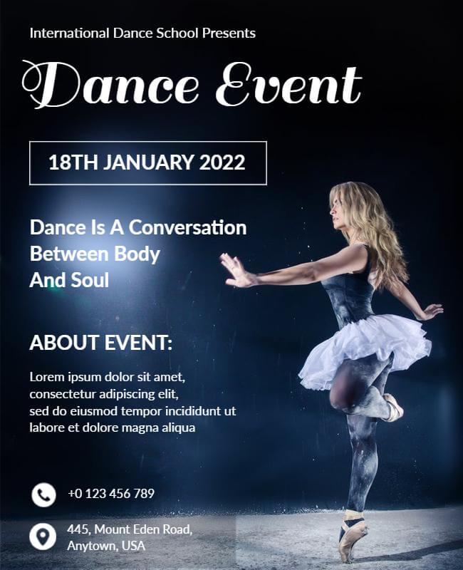 Dance Event Poster
