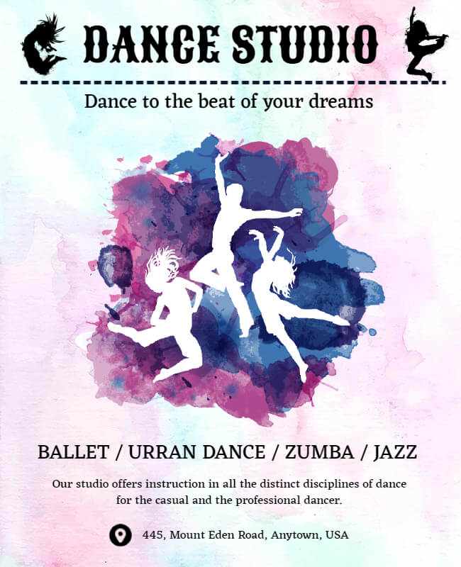 Dance Studio Poster
