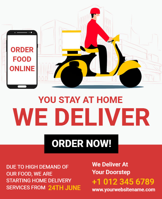 Food Delivery Poster
