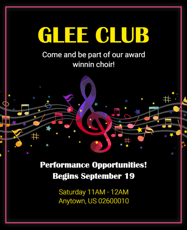 Glee Club Poster