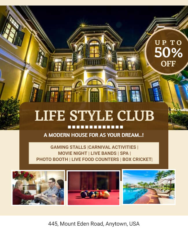 Lifestyle Club Poster