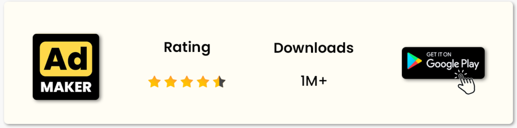 ad maker app rating and download