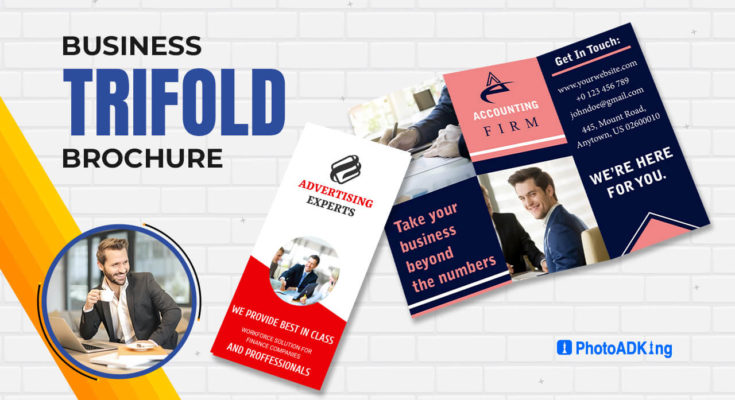 business trifold brochure