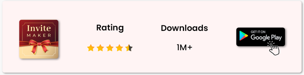 1invites app rating and download