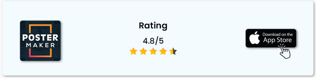 poster maker app rating and download