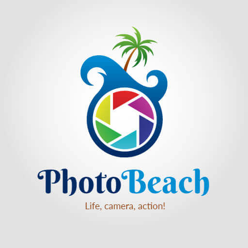 Beach Photography Logo Design
