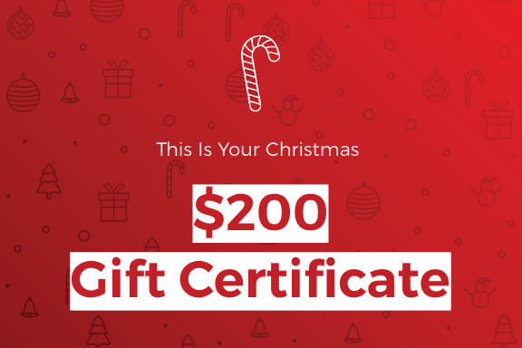 Candy Cane Wishes Christmas Gift Card 