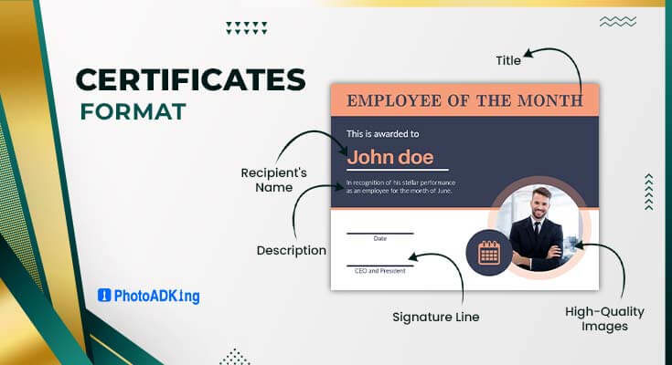 Certificate Format