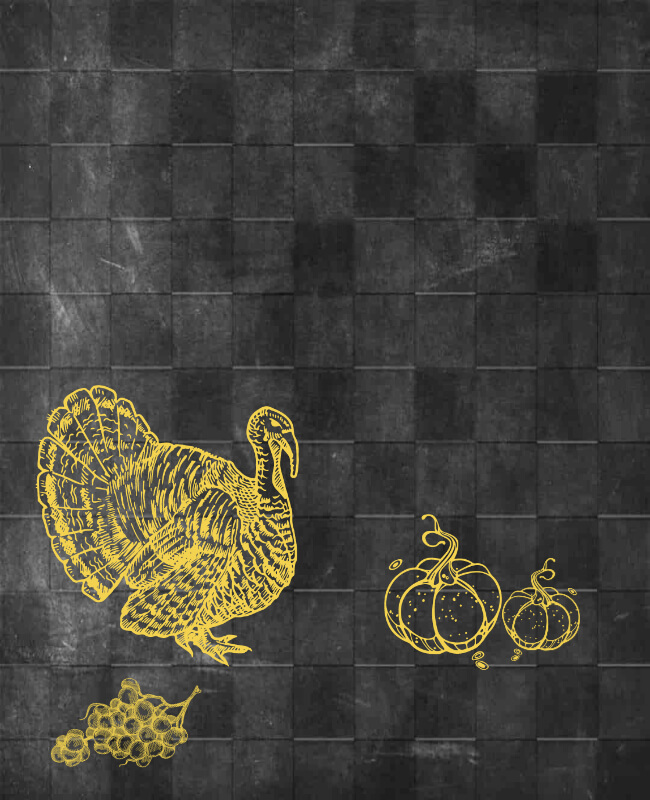 Chalkboard thanksgiving Invitation Background